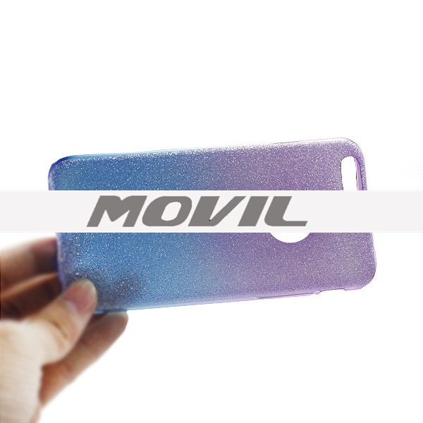 NP-2359 TPU brillante polvo funda para iphone 6-2